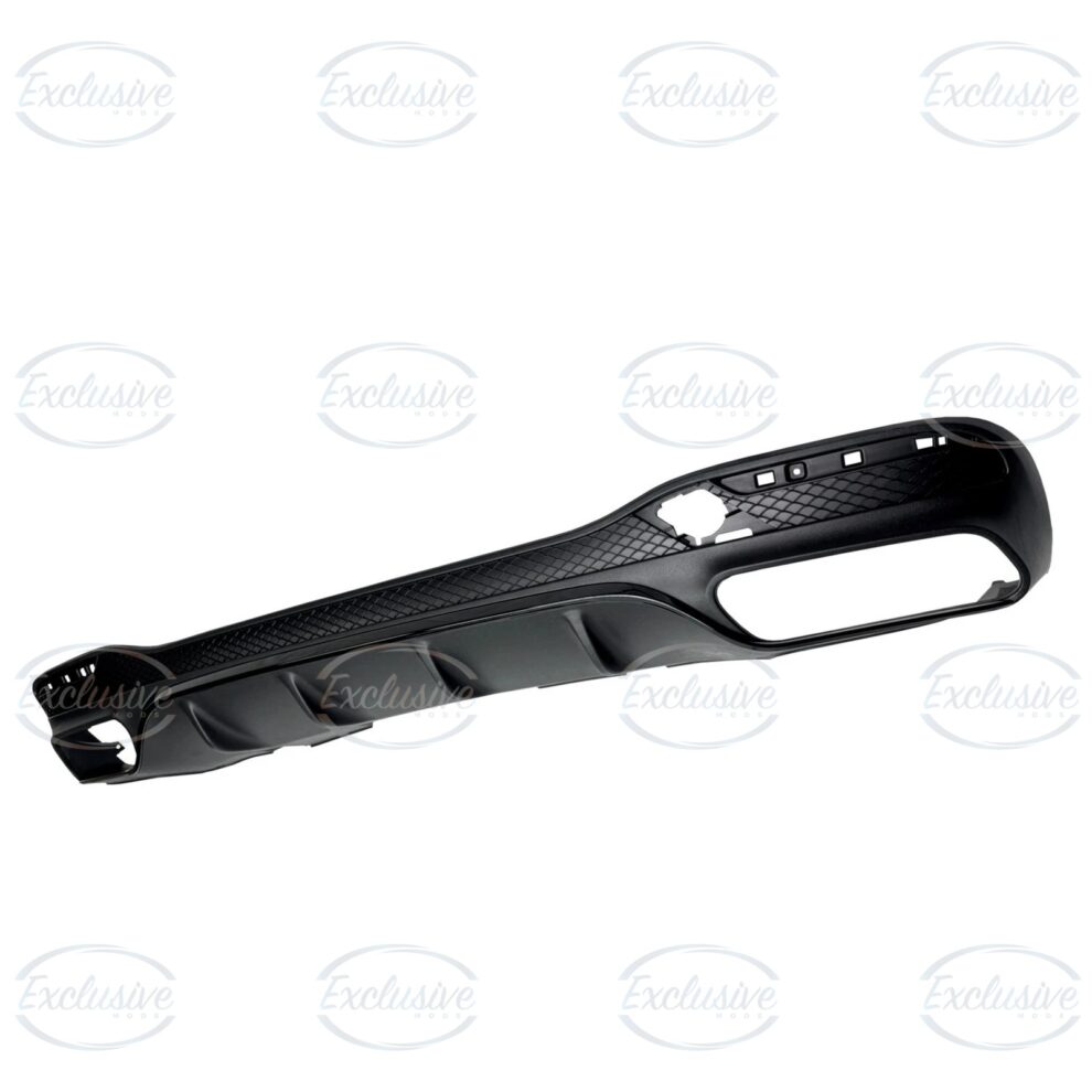 Gloss Black GLE63 AMG Style Diffuser - Fits Mercedes GLE W166 AMG Line (2015-2019)