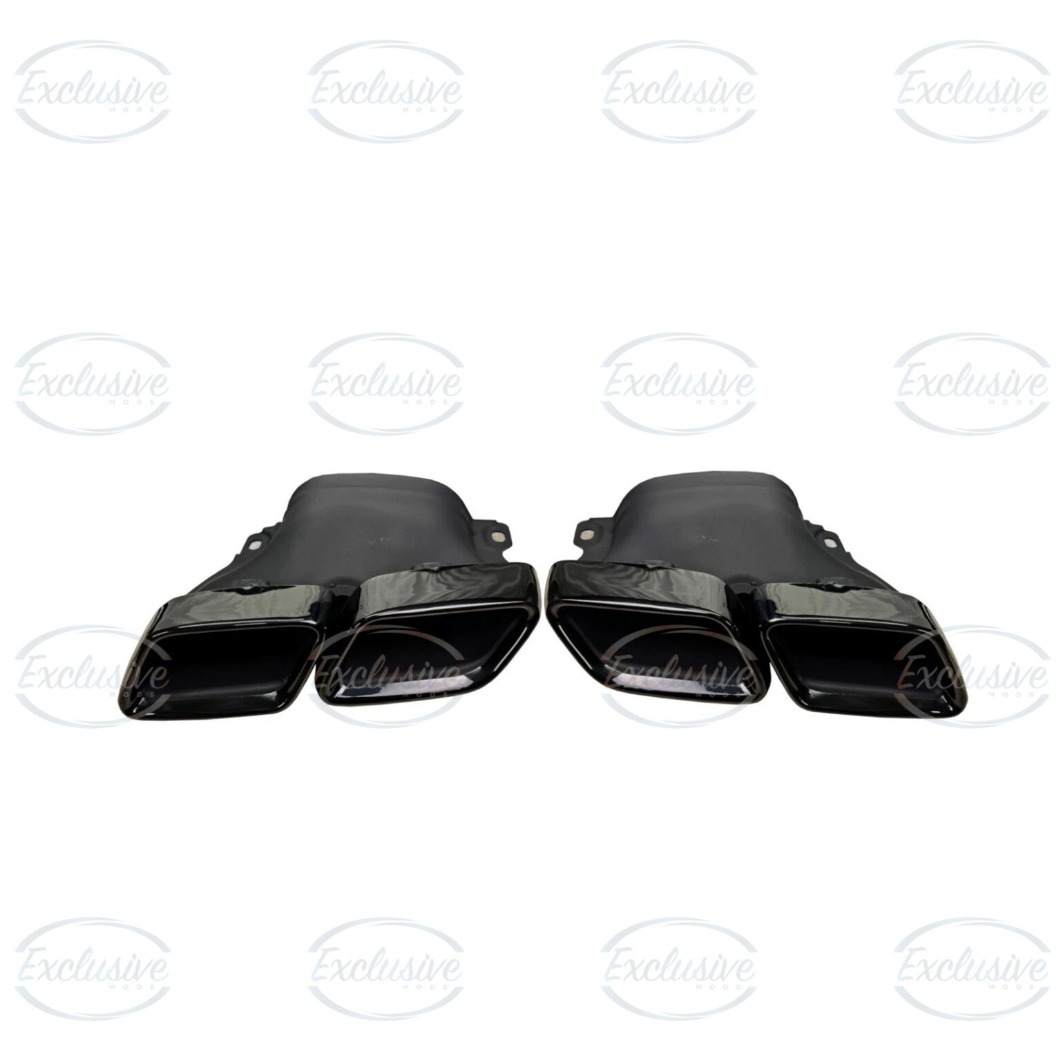 Gloss Black GLE63 AMG Style Diffuser - Fits Mercedes GLE W166 AMG Line (2015-2019)