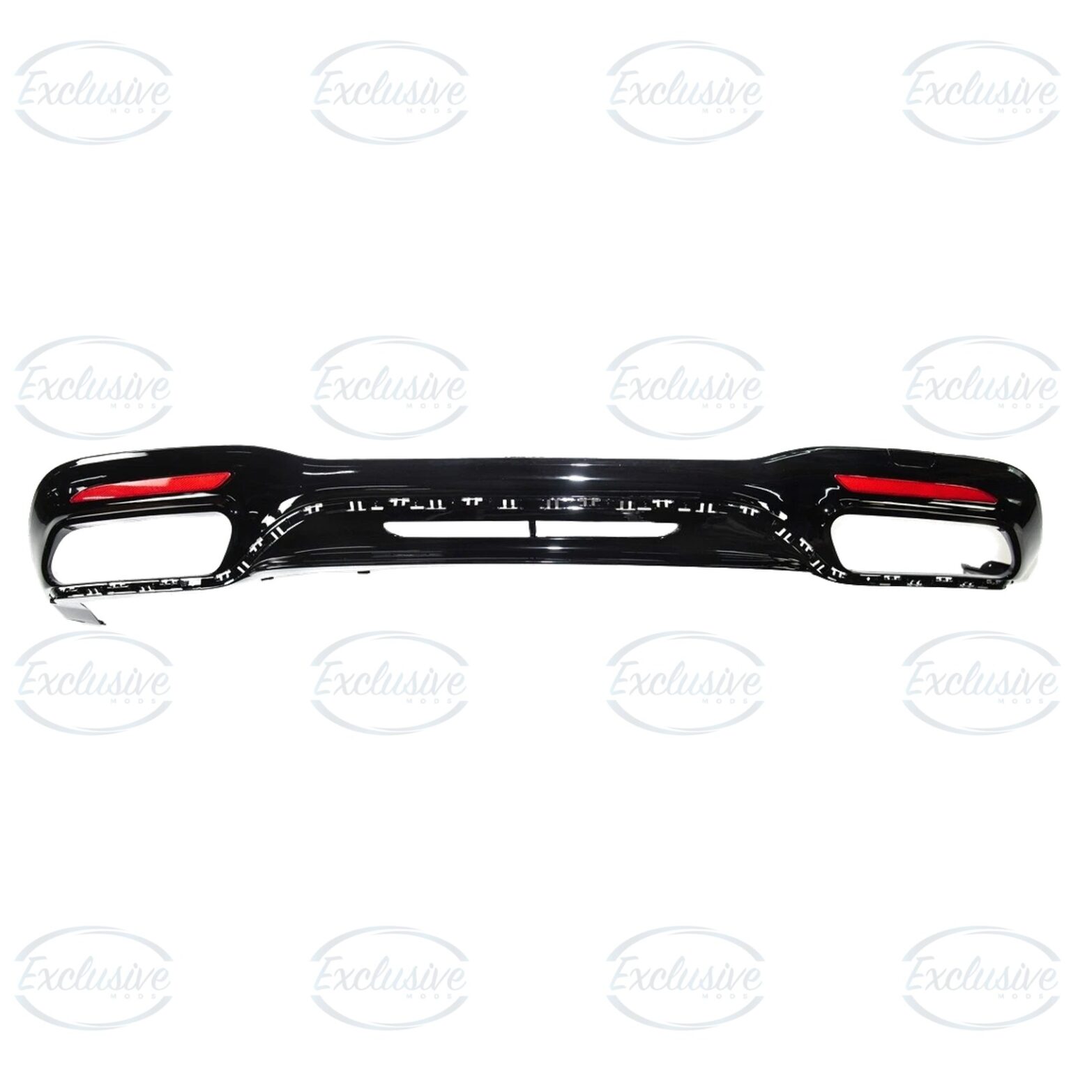 Matte Black S63 AMG Style Diffuser - Fits Mercedes S Class W222 Facelift AMG Line (2017-2020)