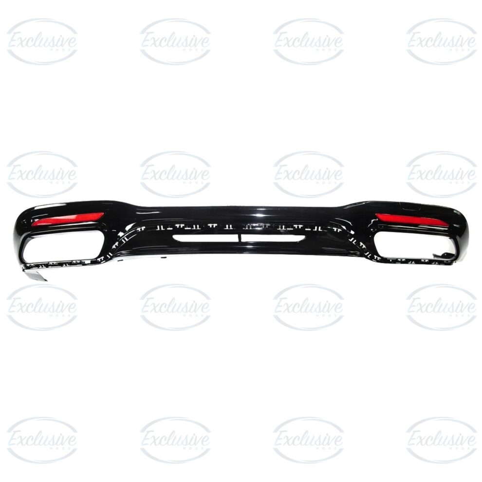 Matte Black S63 AMG Style Diffuser - Fits Mercedes S Class W222 Facelift AMG Line (2017-2020)