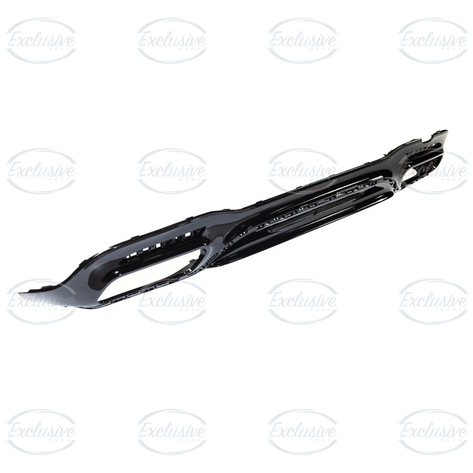 Matte Black S63 AMG Style Diffuser - Fits Mercedes S Class W222 Facelift AMG Line (2017-2020)