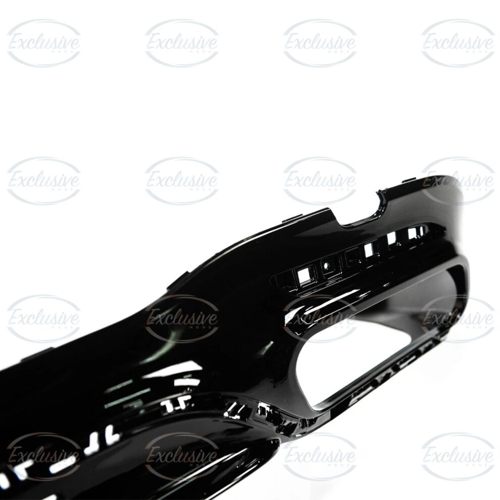 Matte Black S63 AMG Style Diffuser - Fits Mercedes S Class W222 Facelift AMG Line (2017-2020)